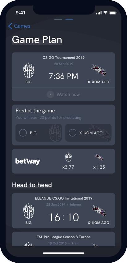 Game prediction